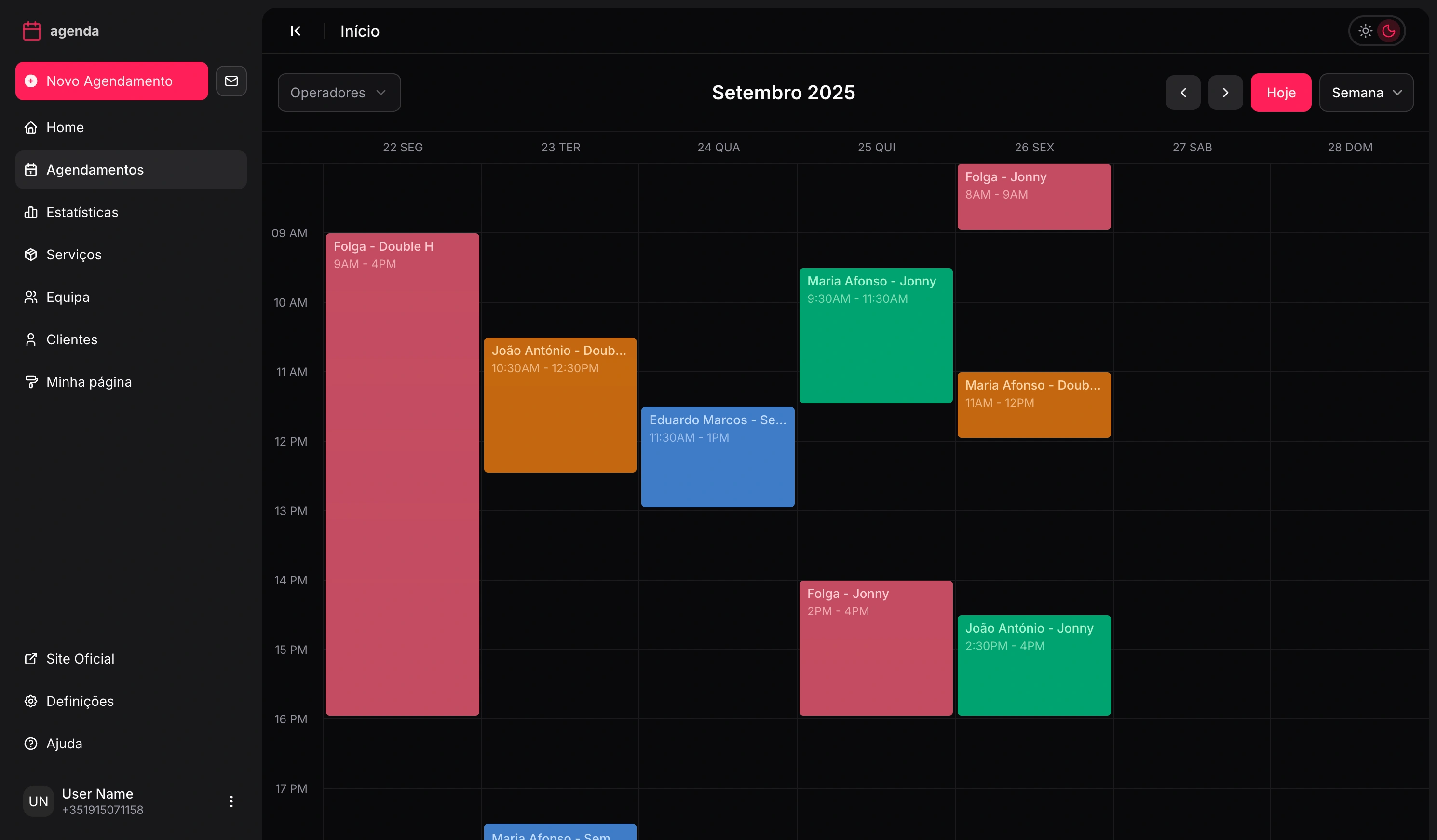 app screen